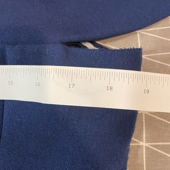 Badgley Mischka Elegant Blue Maxi Dress - Picture 13 of 14